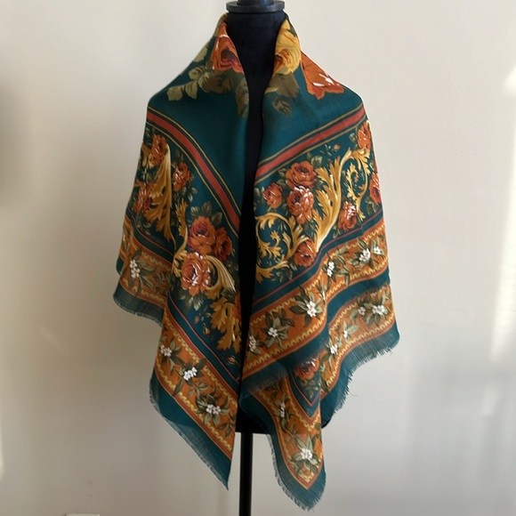 Unknown Designer - Made in Italy Lana-Wool Scarf - Picture 3 of 7